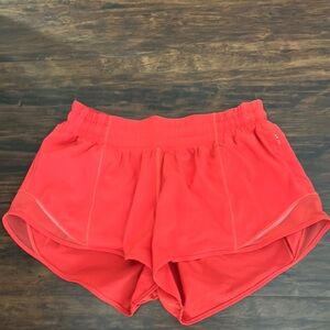 Lululemon Women's Red Athletic Shorts